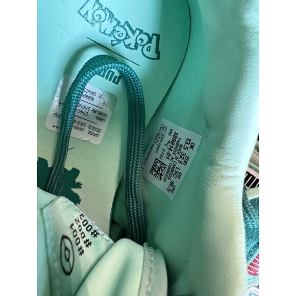 Puma‎ X Pokémon Bulbasaur Kids Sneakers NIB Size 1.5C - Picture 7 of 12